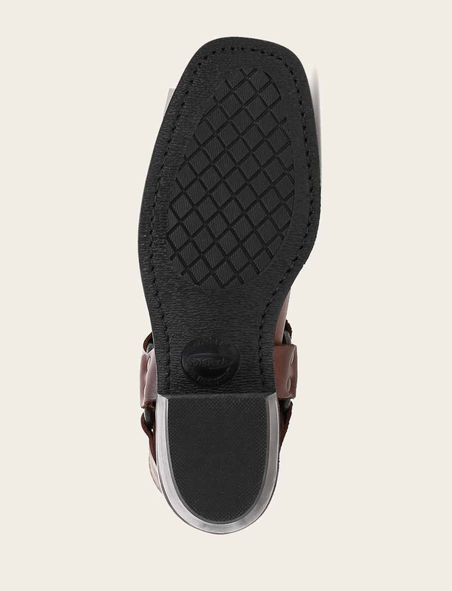 Women's Cognac Harness 8R Boots