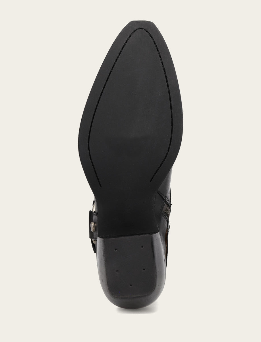 Women’s Black Sacha Multi-Strap Ankle Booties