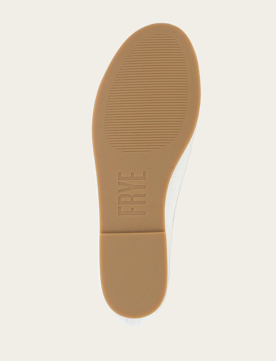 Women's White Emma Ballet Flats