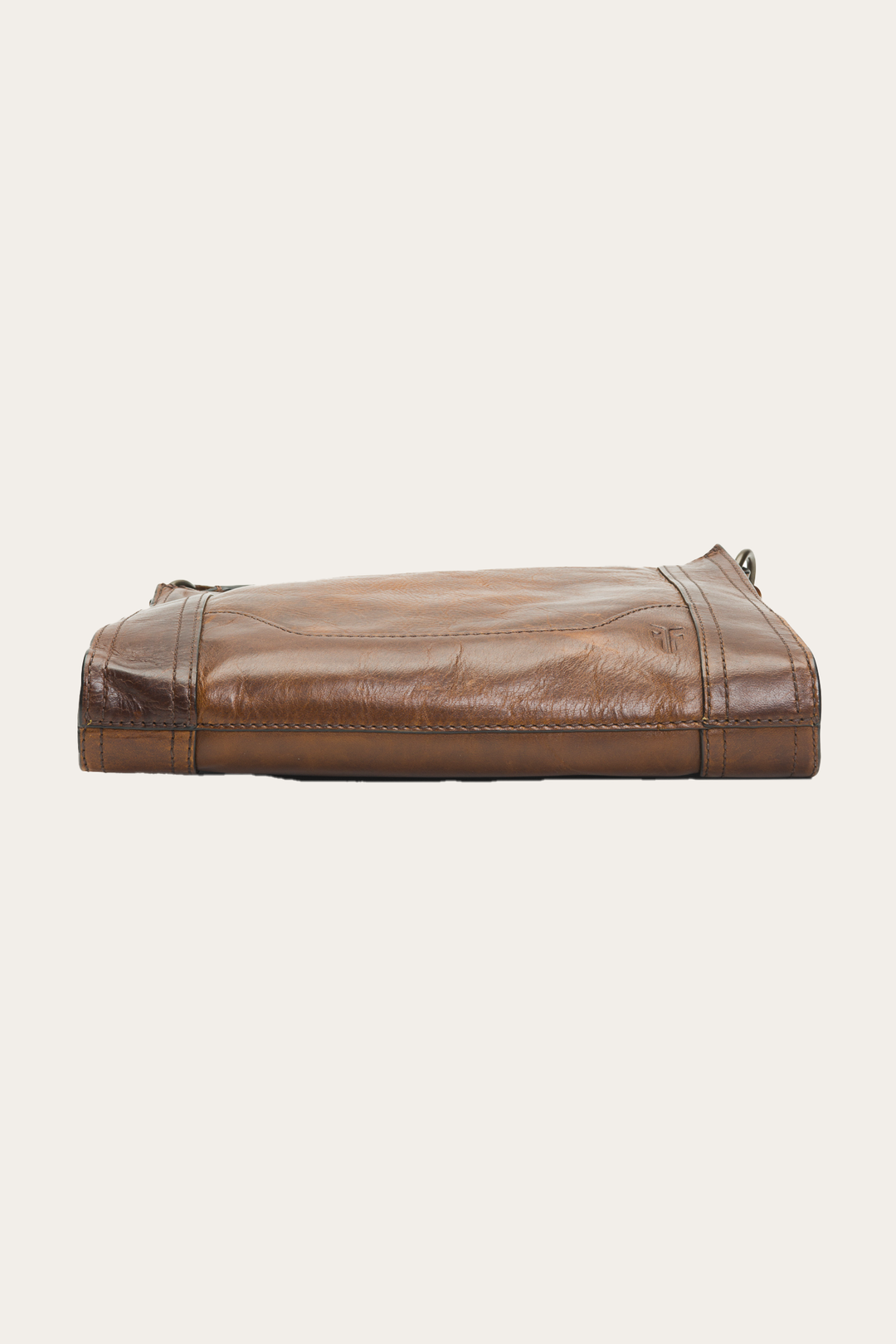Melissa Zip Crossbody in Dark Brown