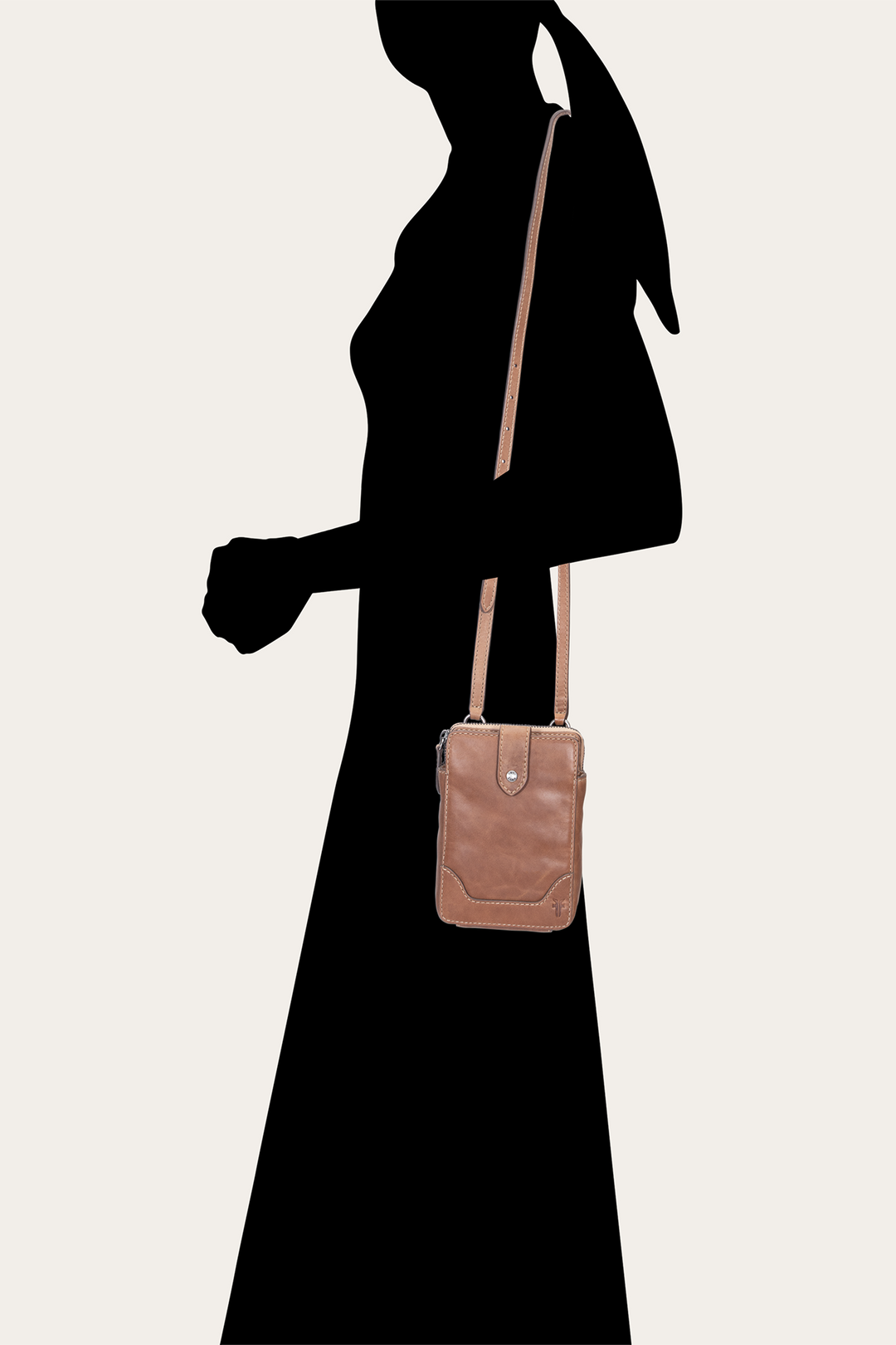 Melissa Beige Phone Crossbody