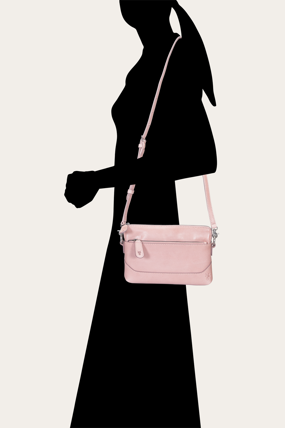 Melissa Woodrose Crossbody Wristlet