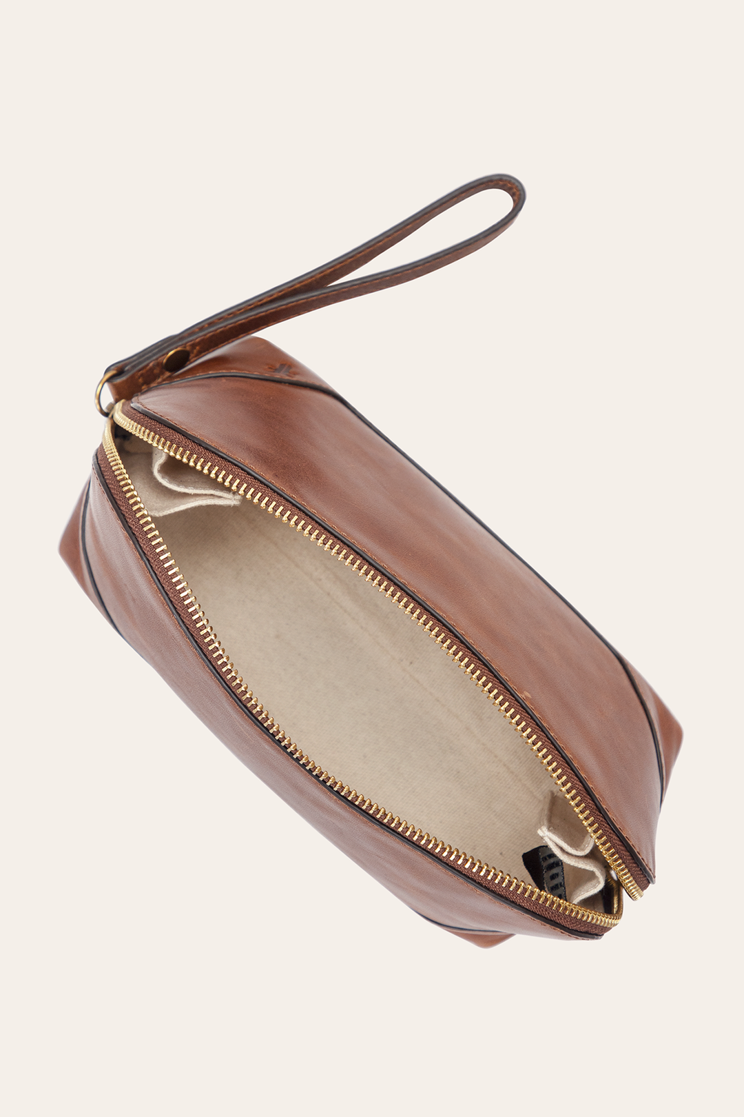 Melissa Cognac Carry All Clutch