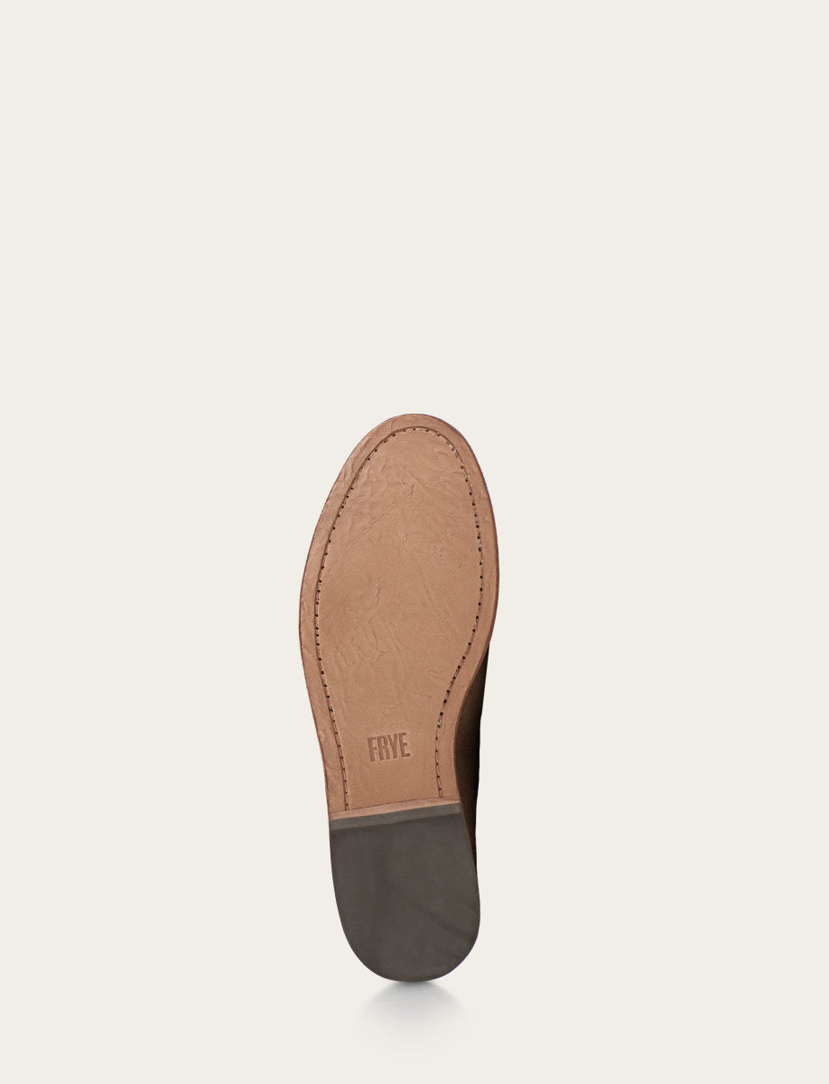 Men's Ash Waxed Suede Chris Venetian Loafers