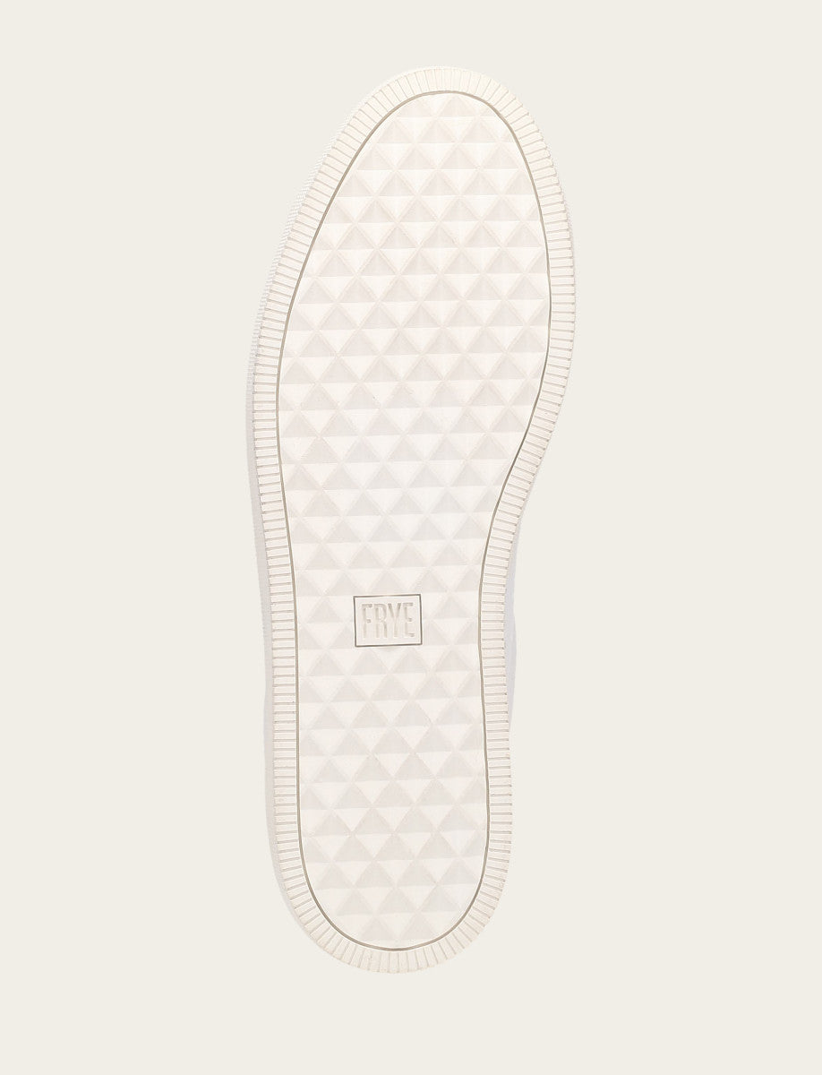 Men's White Astor Low Lace Slip On Sneakers