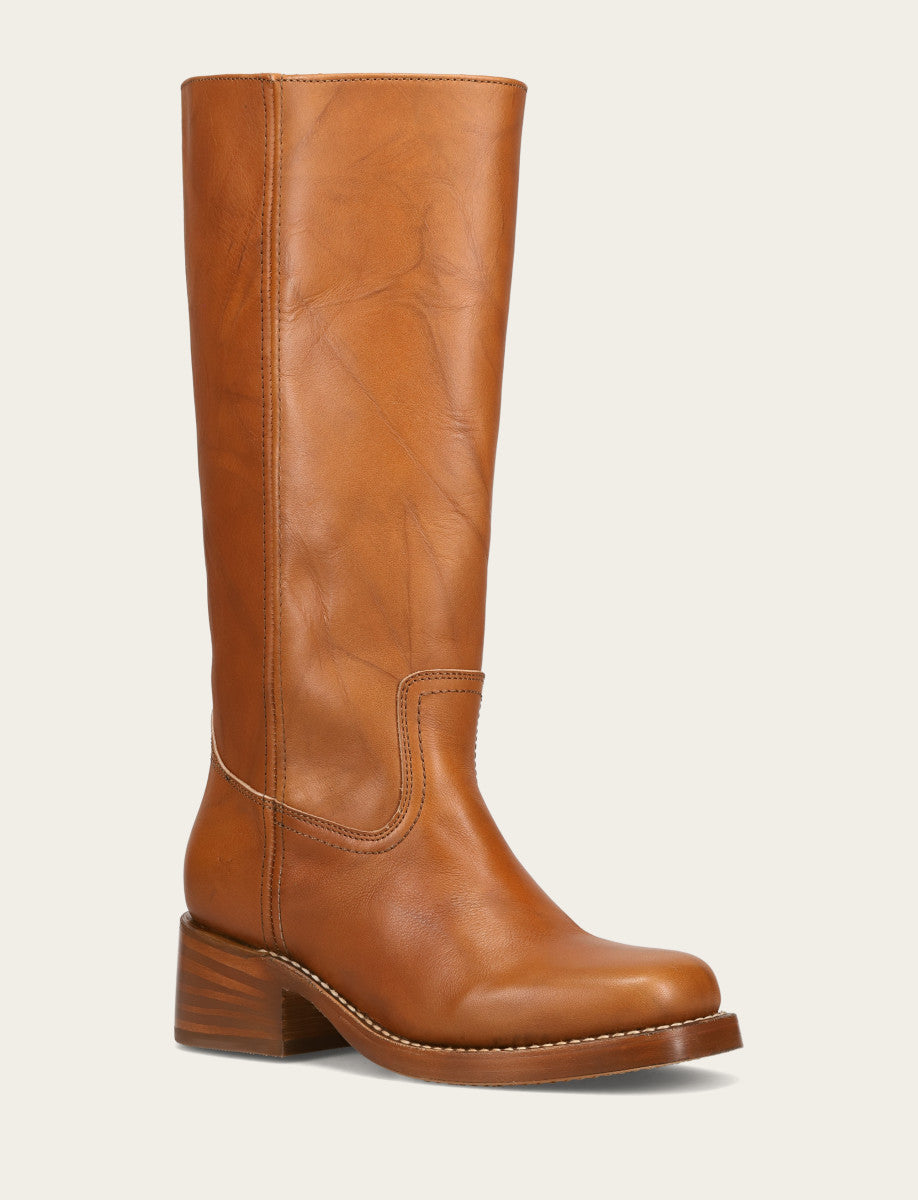 Women's Saddle Campus 14L Wide Calf Boots