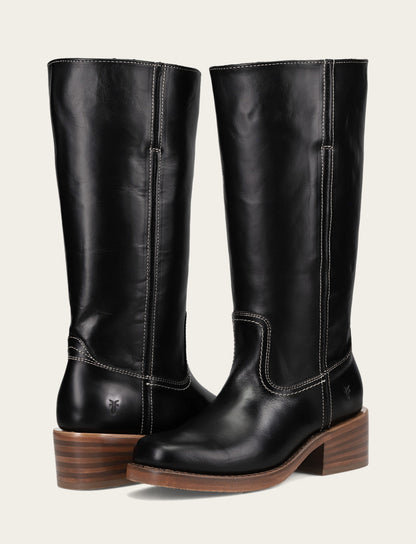 Women's Campus 14L Jet Black Wide Calf Boots