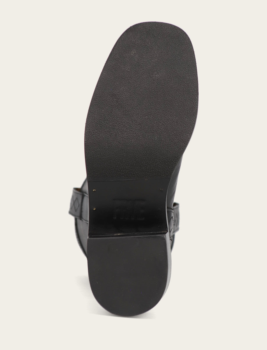 Women's Black Kate Pull On Wide Calf Tall Boots