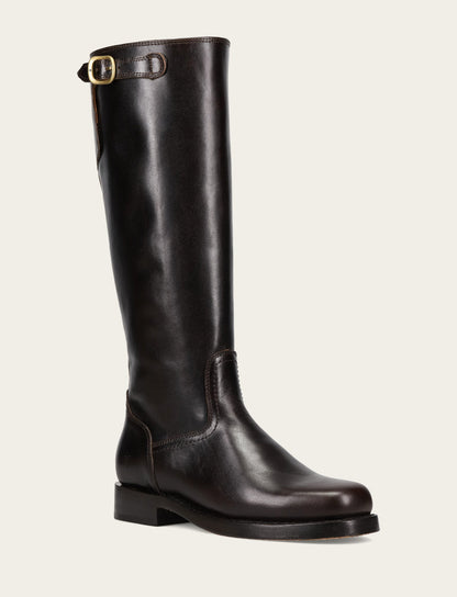 Women's Bourbon Campus Low Heel Tall Riding Boot