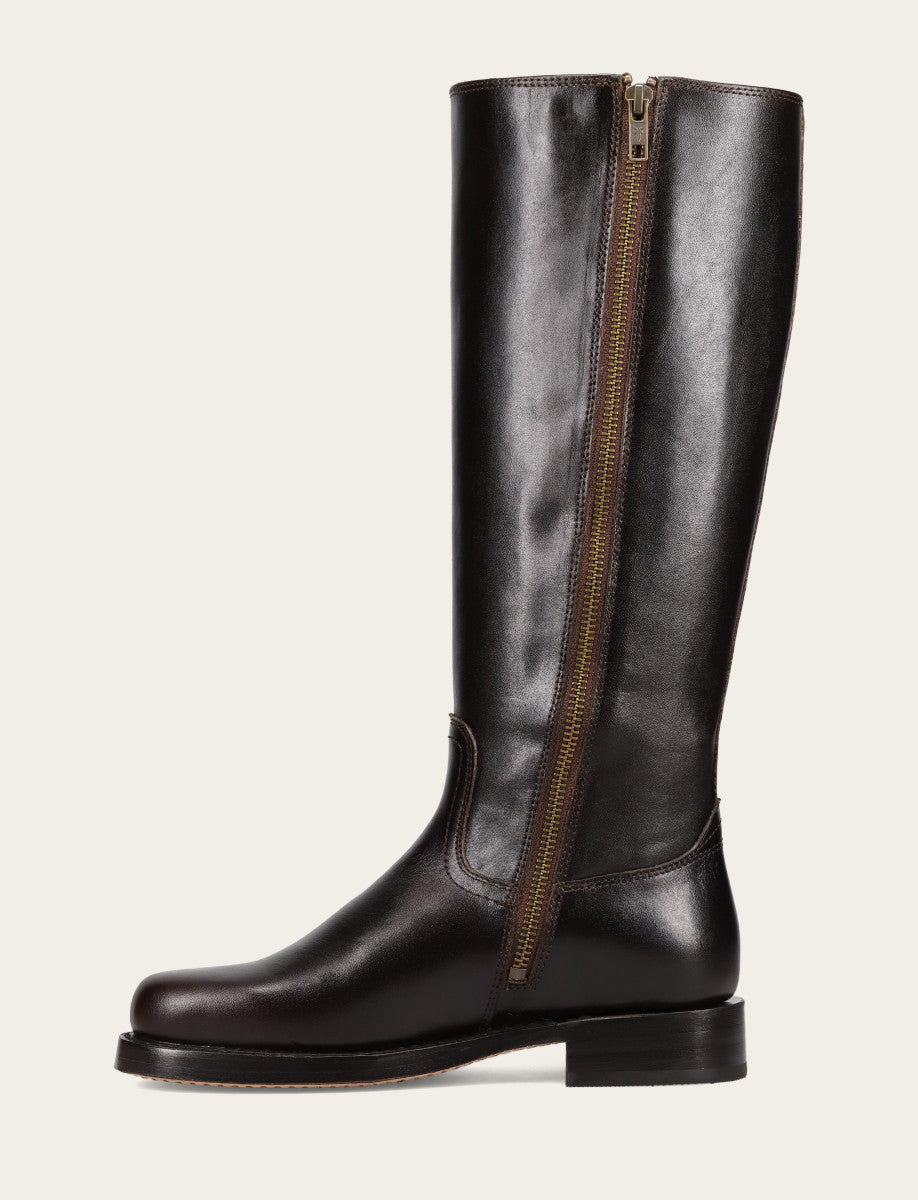 Women's Bourbon Campus Low Heel Tall Riding Boot