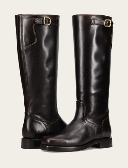 Women's Bourbon Campus Low Heel Tall Riding Boot