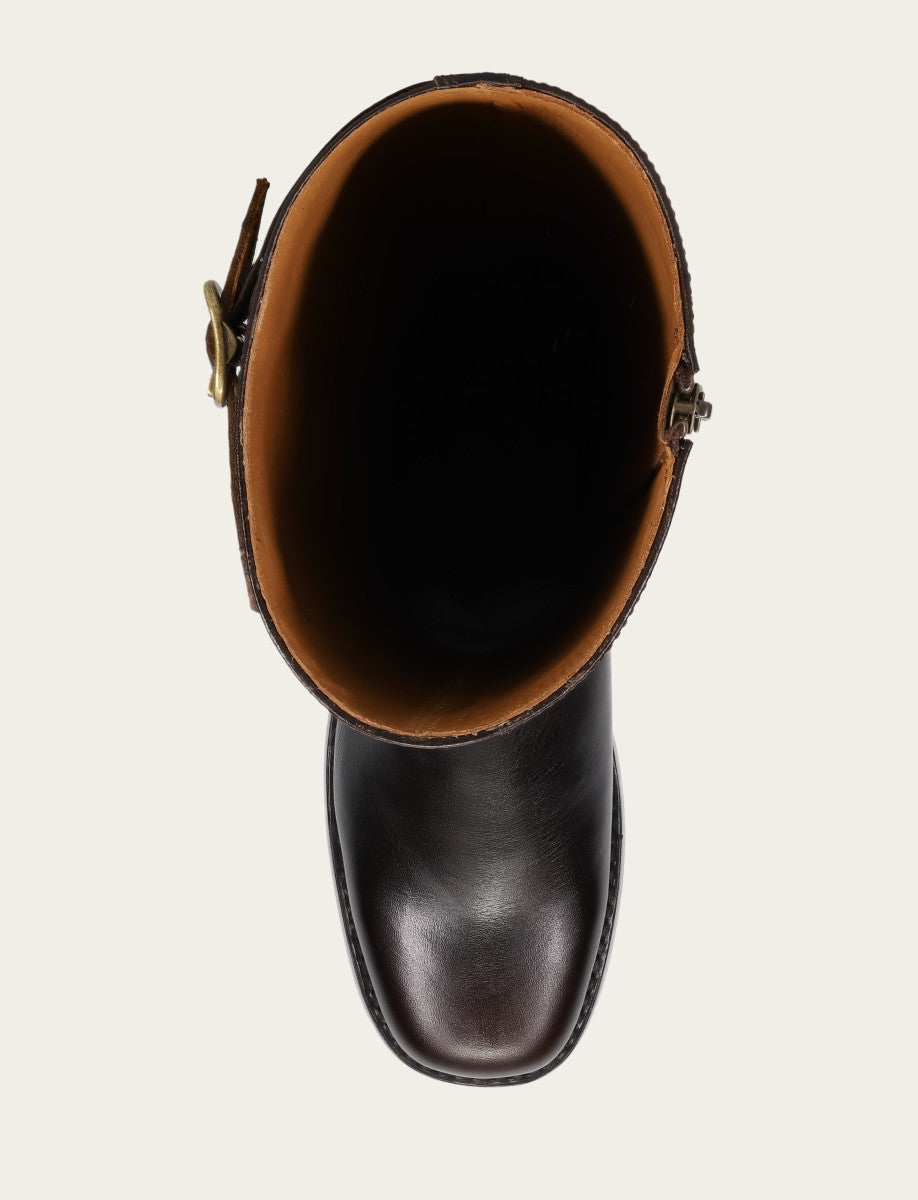 Women's Bourbon Campus Low Heel Tall Riding Boot