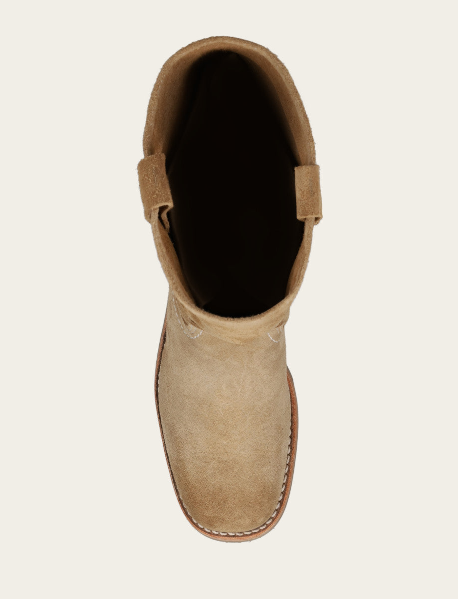 Women's Tan Buck Campus 12R Boots