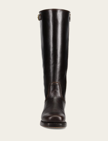 Women's Bourbon Campus Low Heel Tall Riding Wide Calf Boot