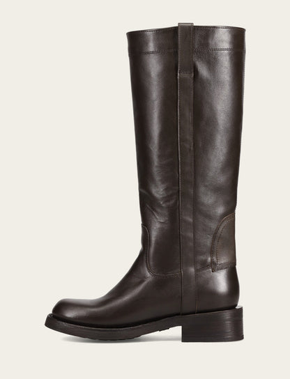 Women's Dark Brown Viv Riding Boot