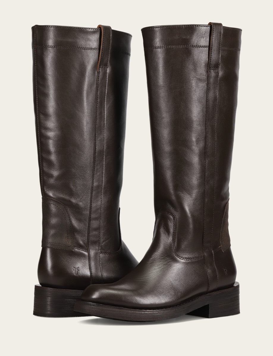 Women's Dark Brown Viv Riding Boot