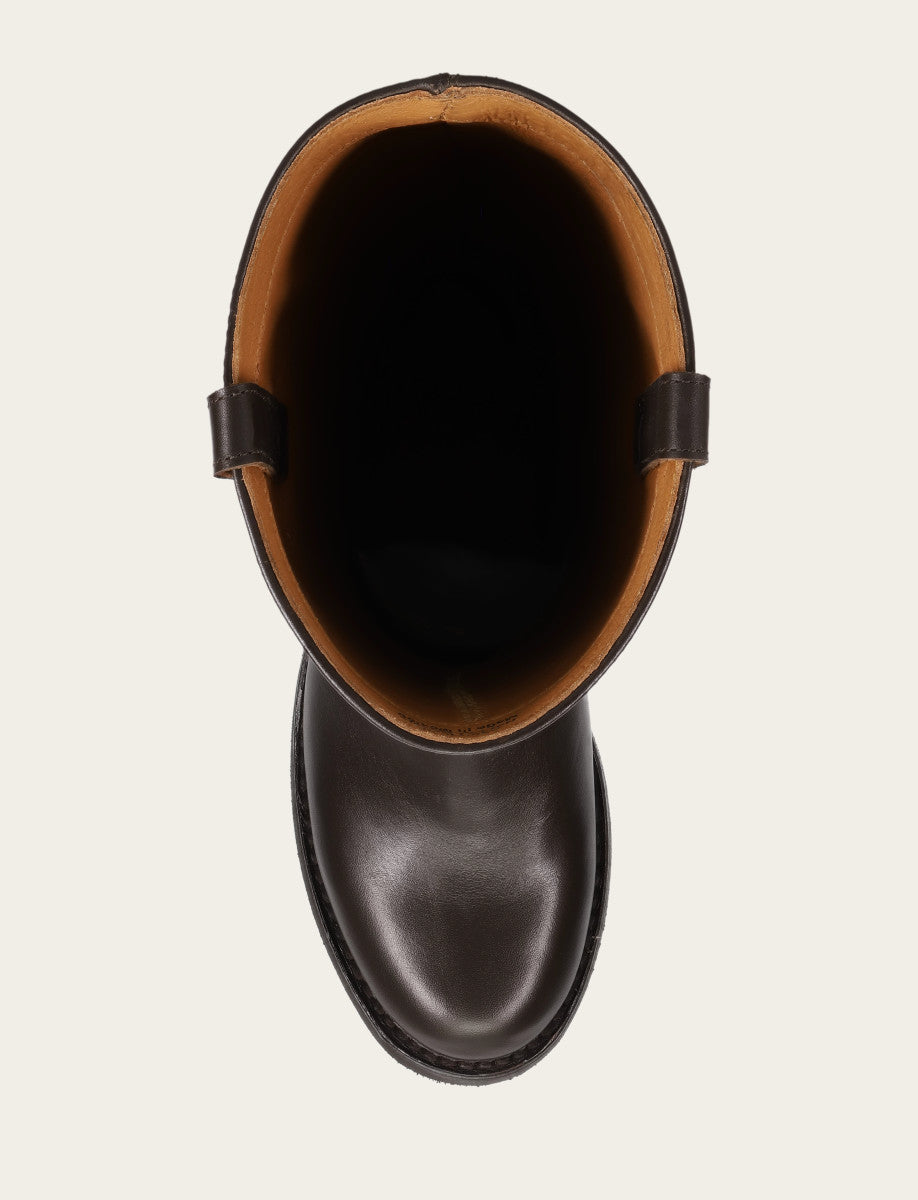 Women's Dark Brown Viv Riding Boot