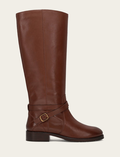 Women's Walnut Melissa Belted Riding Boot