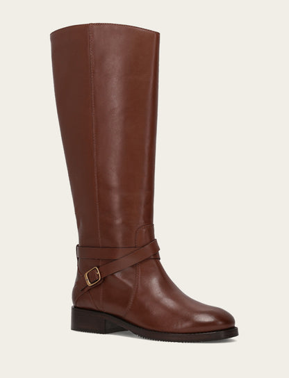 Women's Walnut Melissa Belted Riding Boot