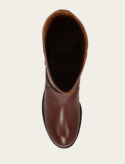 Women's Walnut Melissa Belted Riding Boot