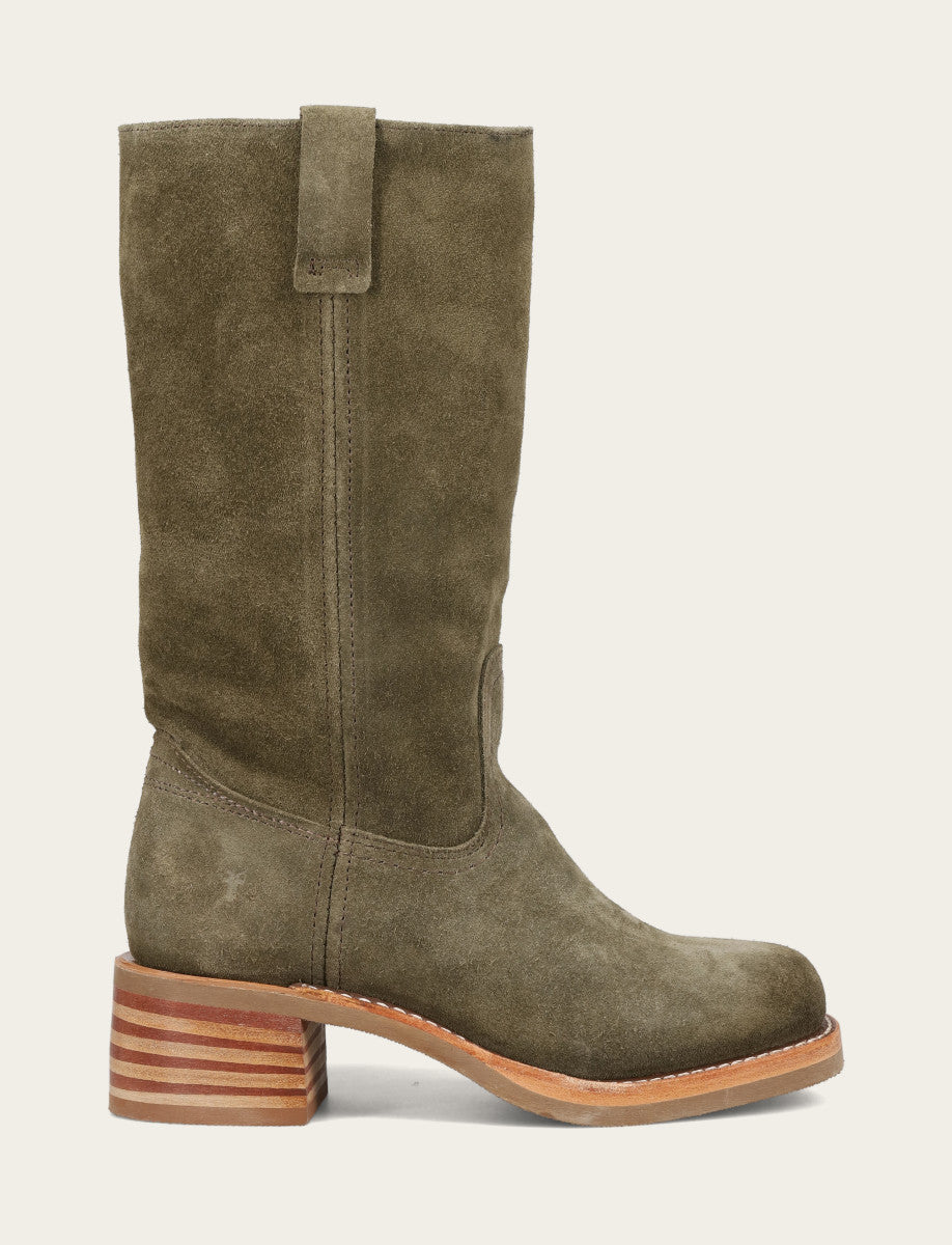Women's Olive Campus 12R Boots