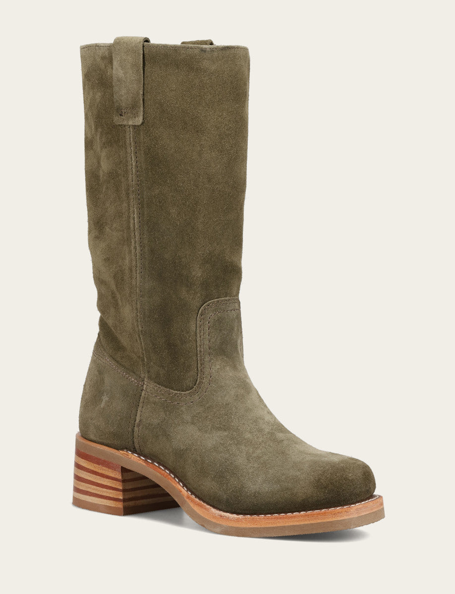 Women's Olive Campus 12R Boots
