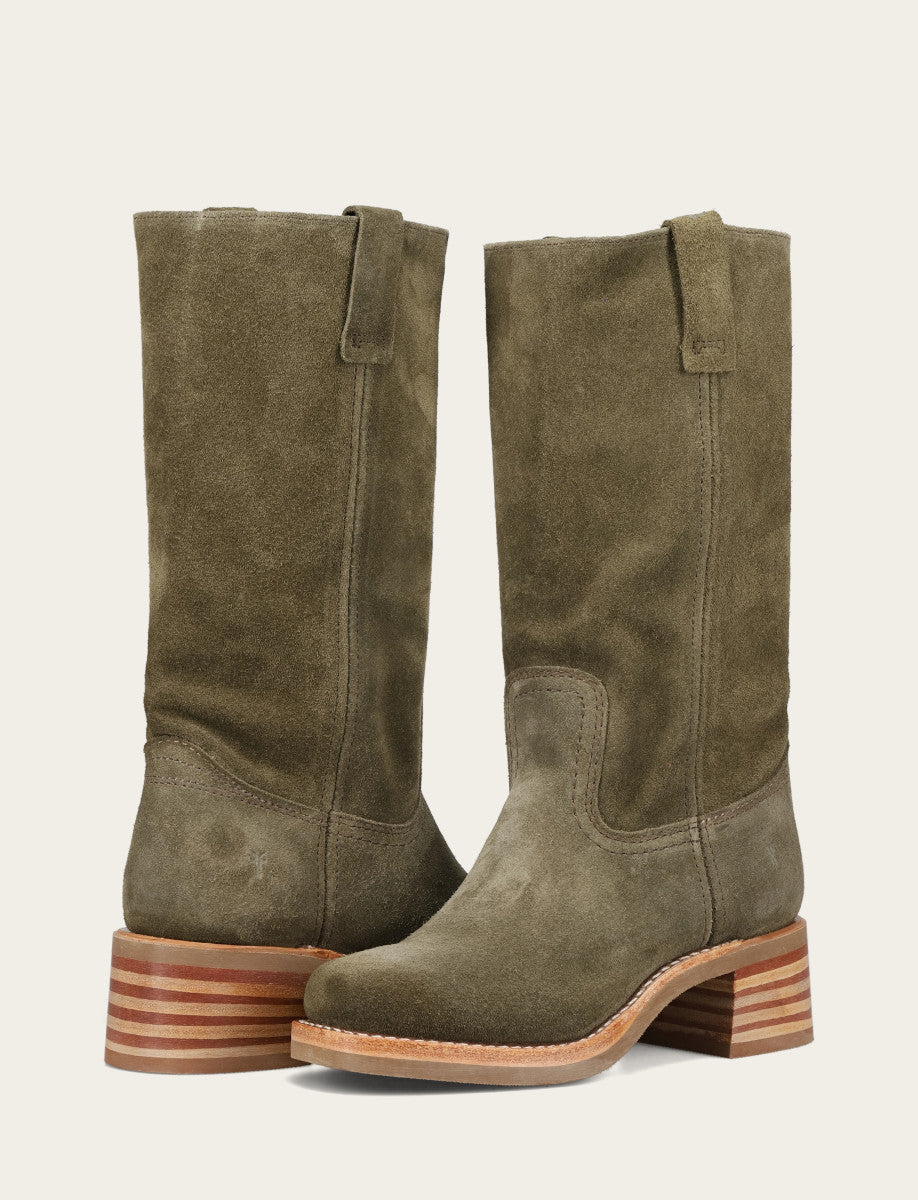Women's Olive Campus 12R Boots