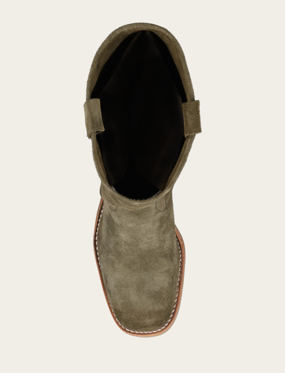 Women's Olive Campus 12R Boots