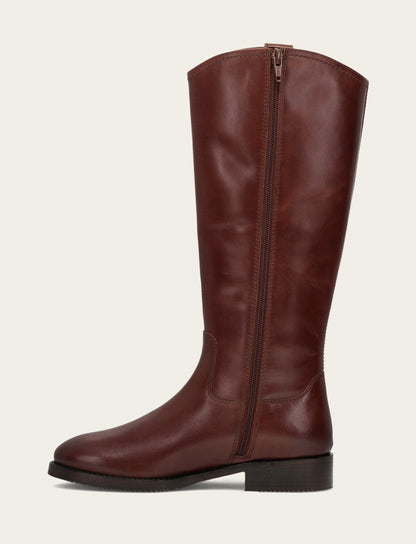 Women's Saddle Melissa Button Tall Inside Zip Boot