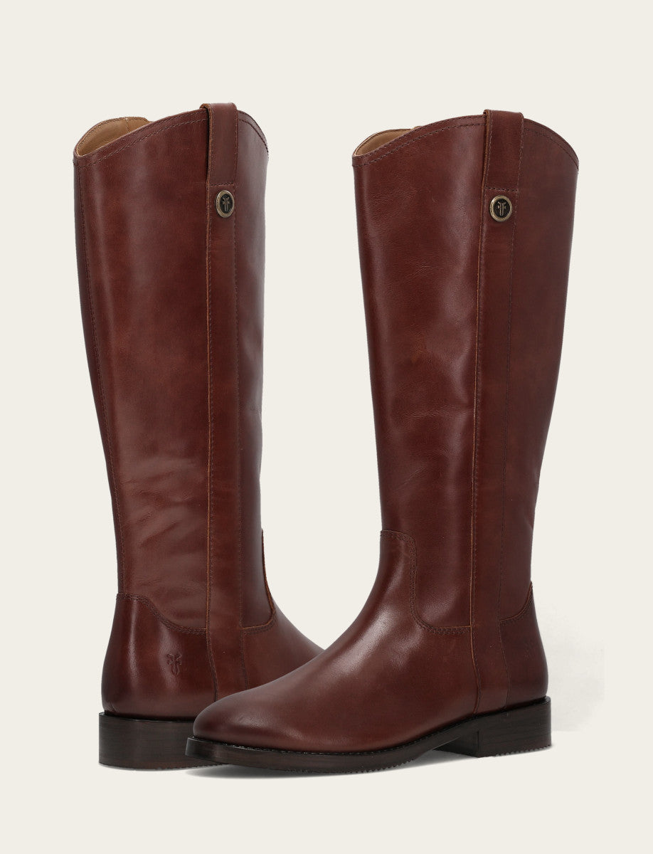 Women's Saddle Melissa Button Tall Inside Zip Boot