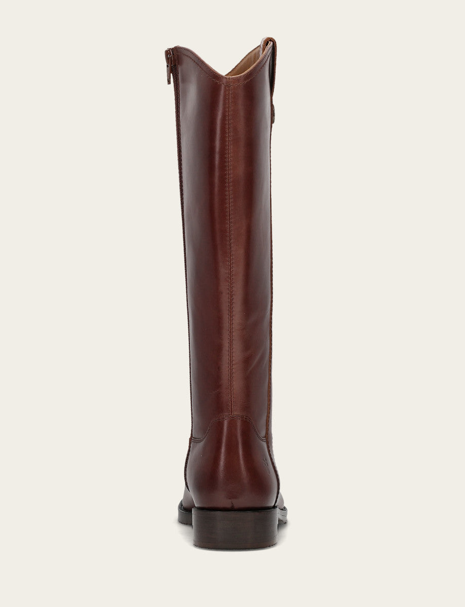 Women's Saddle Melissa Button Tall Inside Zip Boot