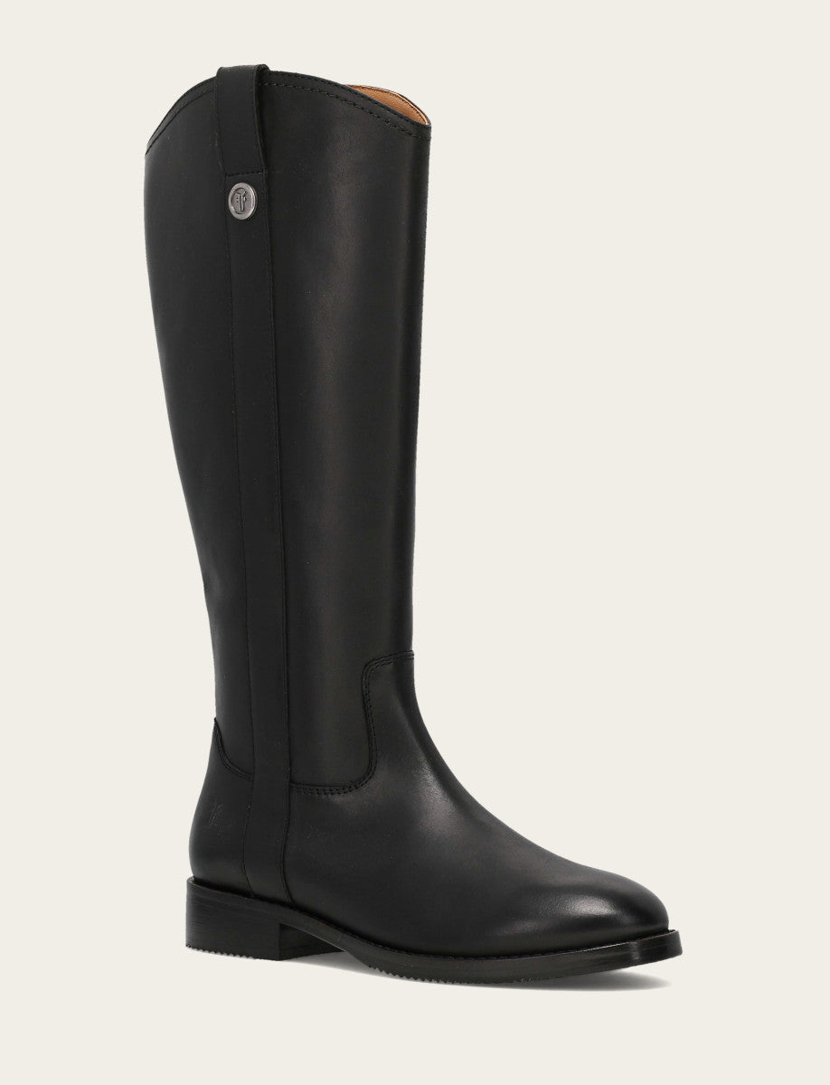 Women's Black Melissa Button Tall Inside Zip Boot