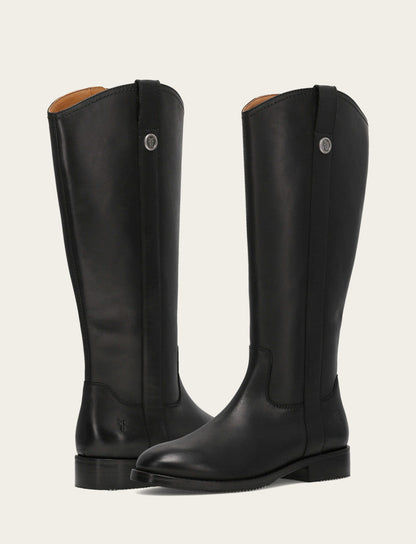 Women's Black Melissa Button Tall Inside Zip Boot