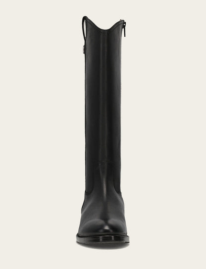 Women's Black Melissa Button Tall Inside Zip Boot