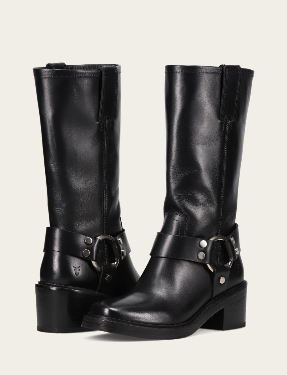 Women's Black Kate Harness Boots