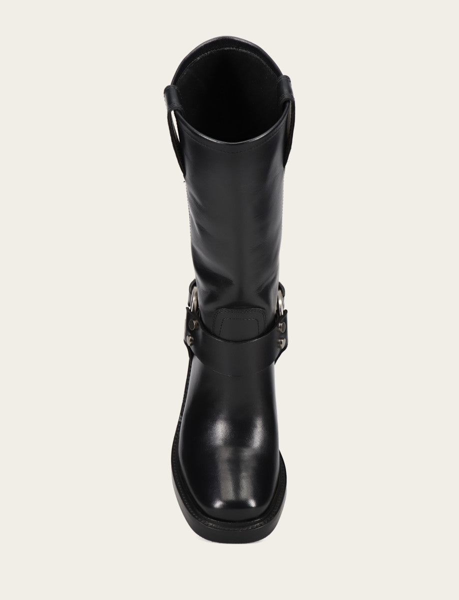Women's Black Kate Harness Boots