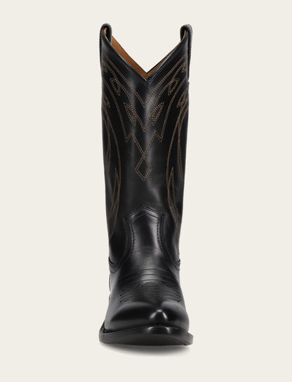 Women's Black Billy Pull On Deco Stitch Boots