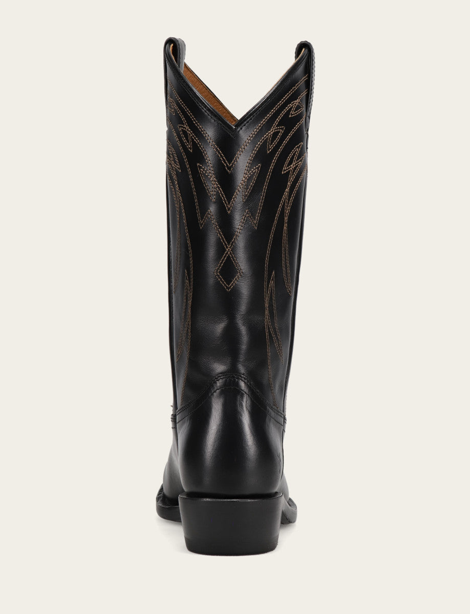 Women's Black Billy Pull On Deco Stitch Boots