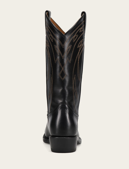 Women's Black Billy Pull On Deco Stitch Boots