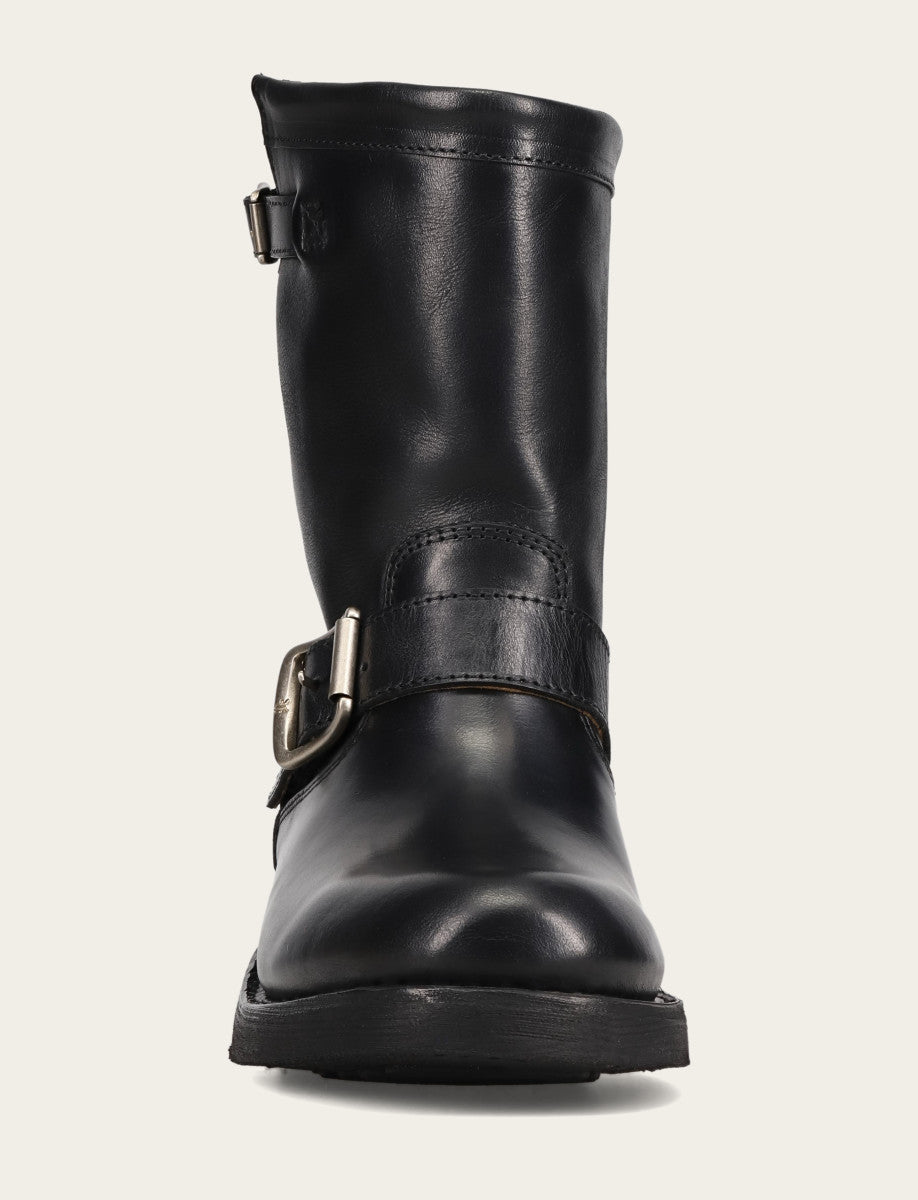 Women's Black Viv Short Engineer Boot