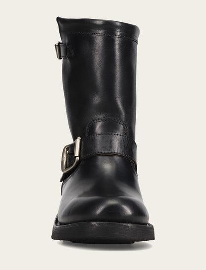 Women's Black Viv Short Engineer Boot
