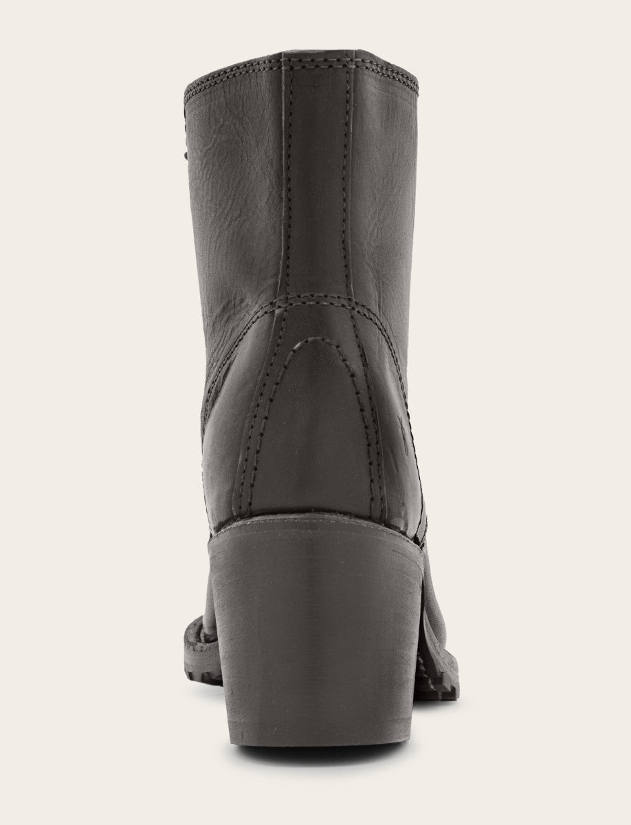 Women's Black Sabrina 6G Lace Up Boots