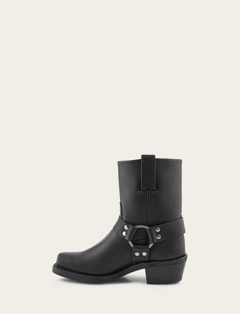 Women's Black Harness 8R Boots