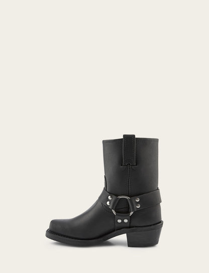 Women's Black Harness 8R Boots