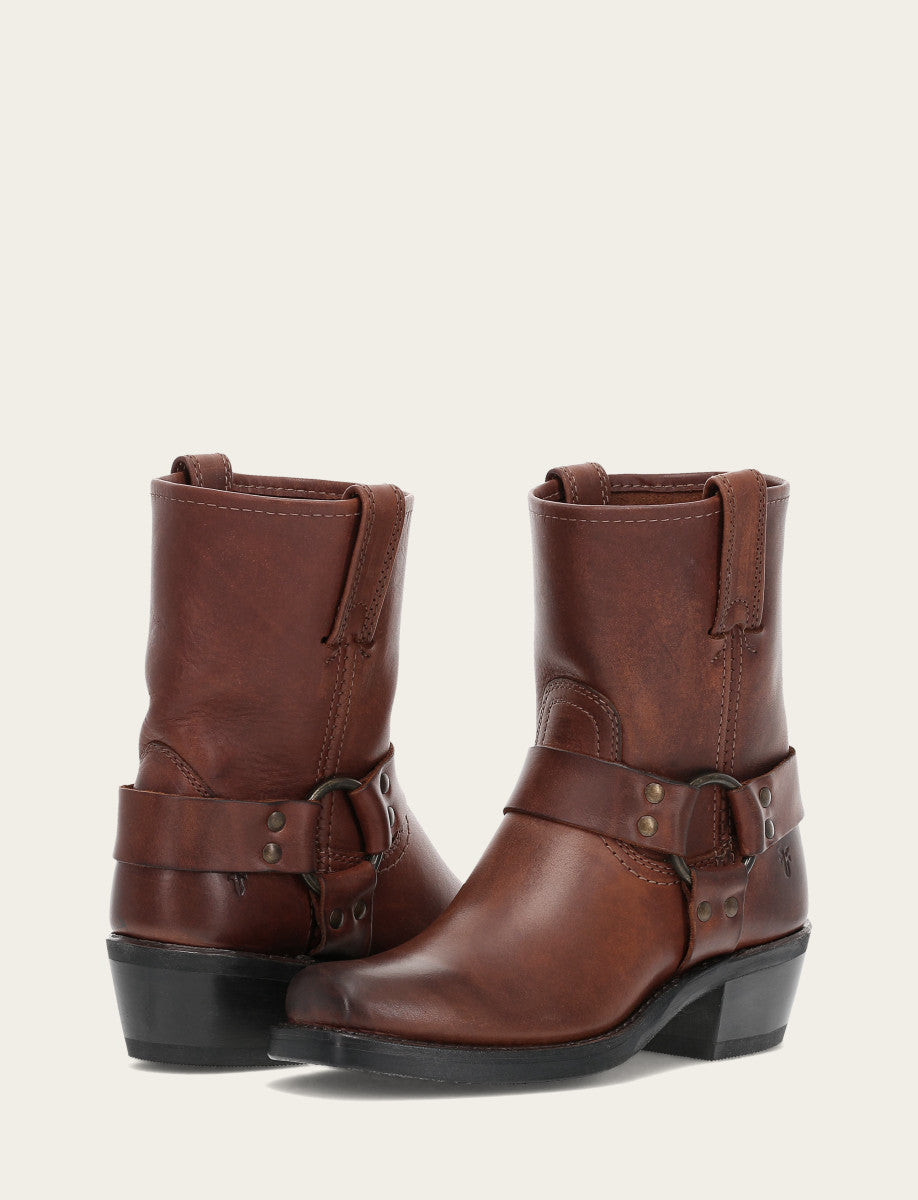 Women's Cognac Harness 8R Boots