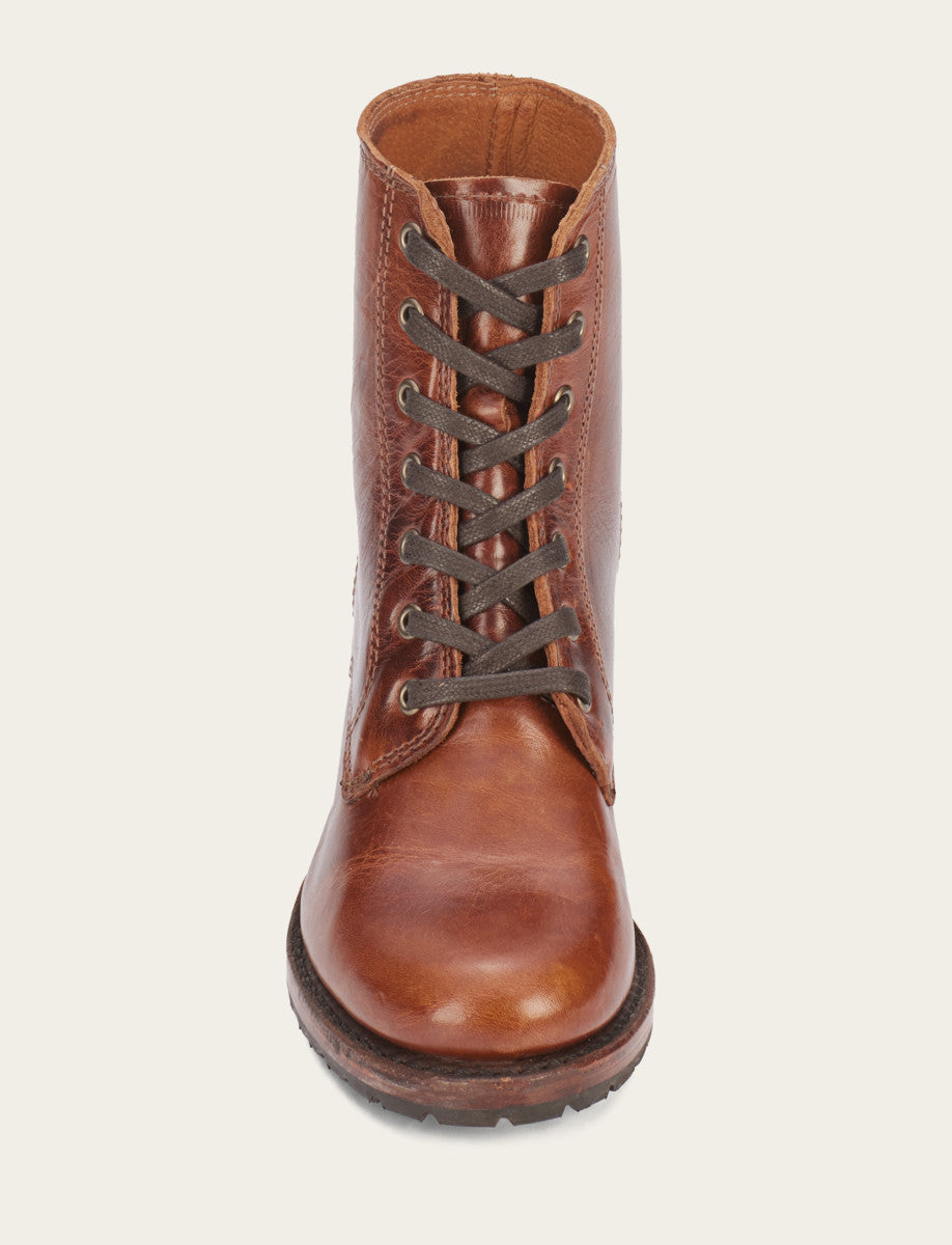 Women's Cognac Sabrina 6G Lace Up Boots