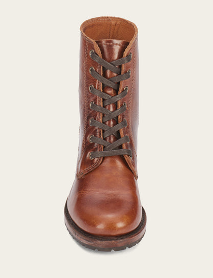 Women's Cognac Sabrina 6G Lace Up Boots
