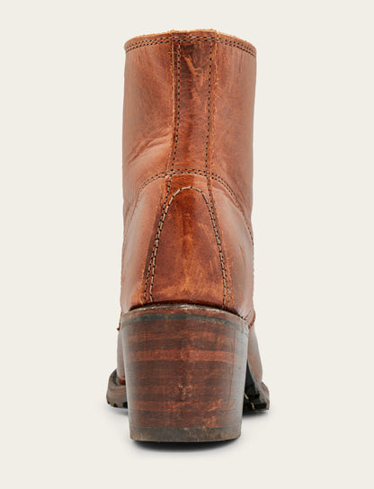 Women's Cognac Sabrina 6G Lace Up Boots