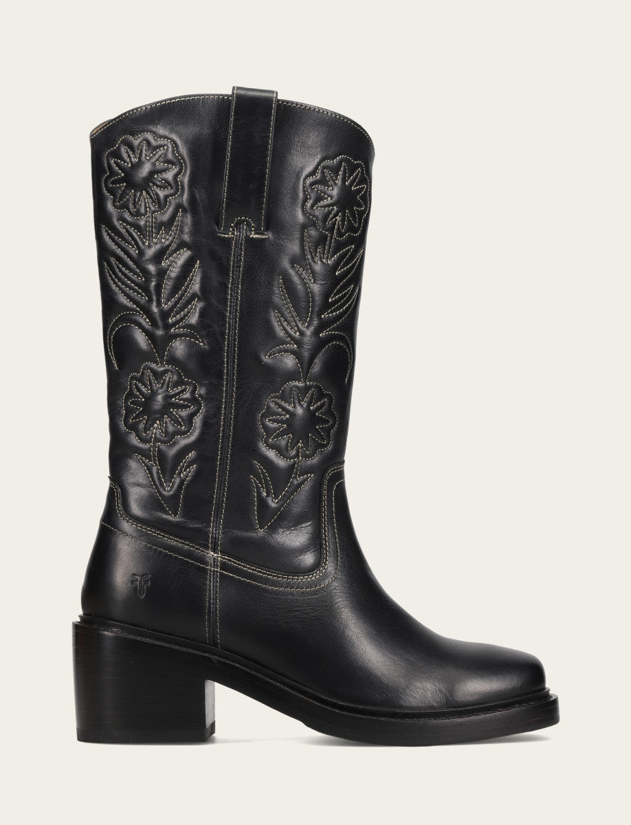 Women's Black Kate Deco Stitch Boot