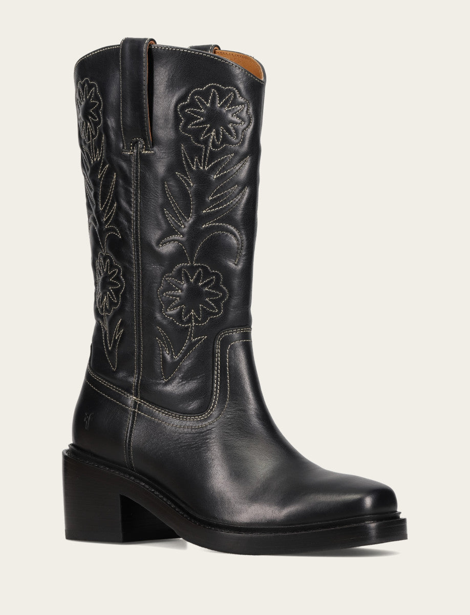Women's Black Kate Deco Stitch Boot